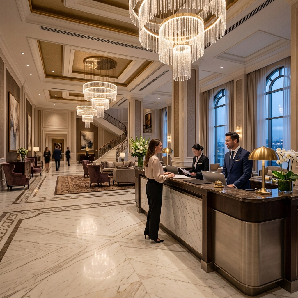 Luxury Hotel Reception