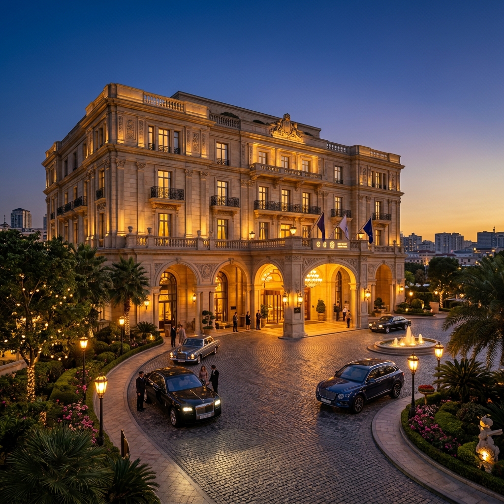 Luxury Hotel Exterior
